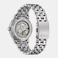 Citizen Green Round Dial Analog Men's Watch NJ0210-56M, angled case view