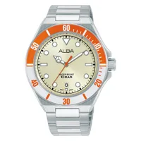 ALBA Light Champagne Dial Men's Quartz Watch AS9W13X1, front view