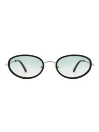 OPIUM Sunglasses OP-13536 in Green / Silver (C03), front view