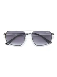 Opium Eyewear Sunglasses OP-10489 Flick in Gun Metal / Grey (C02), front three-quarter view