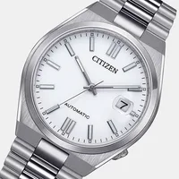Citizen White Round Dial Analog Men's Watch NJ0150-81A, gallery detail view