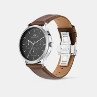 Daniel Wellington Black Dial Multi-Function Men's Watch DW0DG2200, angled view