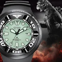 Citizen Green Round Dial Analog Men's Watch BJ8055-04X, gallery detail view