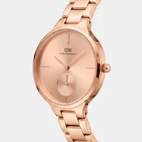 Daniel Wellington Rose Gold Round Dial Analog Women's Watch DW0DL2302, gallery view 2