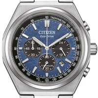 Citizen Blue Round Dial Chronograph Men's Watch CA4610-85L, gallery detail view