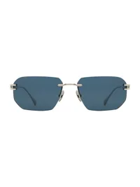 OPIUM Sunglasses OP-10506 in Blue / Silver (C04), front view