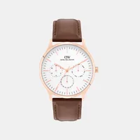 Daniel Wellington White Dial Multi-Function Men's Watch DW0DG2201, dial front view