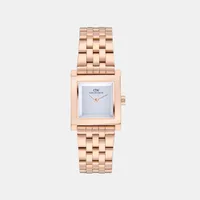 Daniel Wellington Silver Square Dial Analog Women's Watch DW0DL2801, front view
