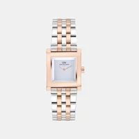 Daniel Wellington Silver Square Dial Analog Women's Watch DW0DL2800, front view