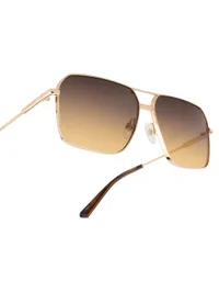 OPIUM Sunglasses OP-10474 in Brown / Gold (C01), detail angle view