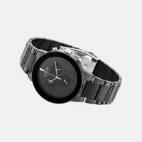 Citizen Black Round Dial Chronograph Men's Watch AT2245-57E, gallery detail view