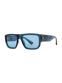 OPIUM Sunglasses OP-10488 in Blue / Blue (C04), front three-quarter view