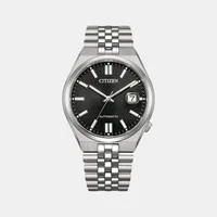 Citizen Black Round Dial Analog Men's Watch NK0020-55E, dial front view