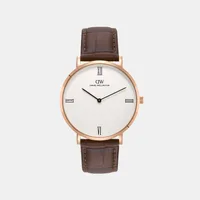 Daniel Wellington Cream Dial Analog Men's Watch DW0DG2301, dial front view