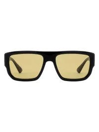 Opium Eyewear Sunglasses OP-10488 Evade in Black / Yellow (C01), front view