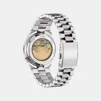 Citizen Yellow Round Dial Analog Men's Watch NJ0150-81Z, angled case view