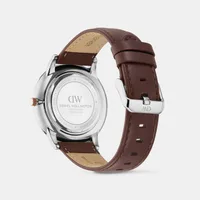 Daniel Wellington Grey Dial Analog Men's Watch DW0DG2000, caseback view