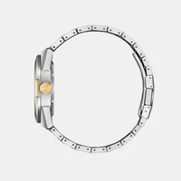 Citizen Grey Round Dial Analog Men's Watch NA1034-51H, angled case view
