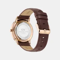 Daniel Wellington Black Dial Analog Men's Watch DW0DG2001, side profile view