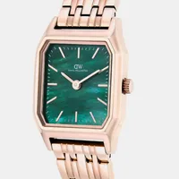 Daniel Wellington Green Geometric Dial Analog Women's Watch DW0DL2100, gallery view 3