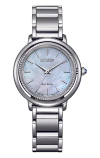 Citizen Mother Of Pearl Round Dial Analog Women's Watch EM1100-84D, gallery detail view