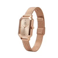 Daniel Wellington Rose Gold Rectangle Dial Analog Women's Watch DW0DL2601, gallery view 2
