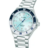 ALBA Glacier Blue Sunray Dial Men's Watch AS9W11X1, side view