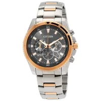 Citizen Grey Round Dial Chronograph Men's Watch AN8204-59H, gallery detail view