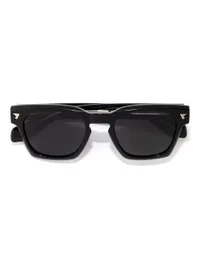 Opium Eyewear Sunglasses OP-13541 Lift in Black / Grey (C01), front three-quarter view