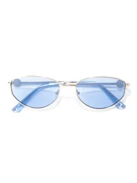 OPIUM Sunglasses OP-10501 in Blue / Silver (C04), rear three-quarter view