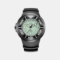 Citizen Green Round Dial Analog Men's Watch BJ8055-04X, dial front view