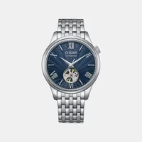 Citizen Blue Round Dial Analog Men's Watch NH9130-84L, dial front view