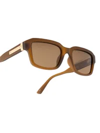 OPIUM Sunglasses OP-10484 in Brown / Brown (C02), detail angle view