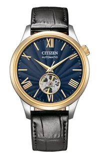 Citizen Blue Open-Heart Round Dial Analog Men's Watch NH9136-02L, gallery detail view