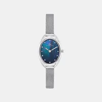 Daniel Wellington Mother Of Pearl Tonneau Dial Analog Women's Watch DW0DL2200, front view