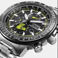 Citizen Foldover Clasp Round Dial Analog Men's Watch BY3006-53E, gallery detail view