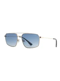 OPIUM Sunglasses OP-10489 in Blue / Silver (C03), front three-quarter view
