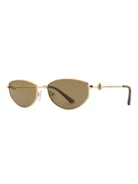 OPIUM Sunglasses OP-10501 in Green / Gold (C02), front three-quarter view