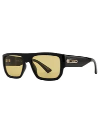 Opium Eyewear Sunglasses OP-10488 Evade in Black / Yellow (C01), side profile view