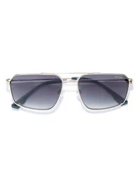 OPIUM Sunglasses OP-10489 in Green / Gold (C01), rear three-quarter view