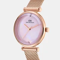 Daniel Wellington Mother Of Pearl Round Dial Analog Women's Watch DW0DL3301, gallery view 2