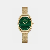 Daniel Wellington Green Tonneau Dial Analog Women's Watch DW0DL2202, front view