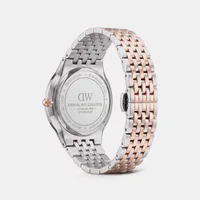 Daniel Wellington Silver Dial Analog Men's Watch DW0DG2100, caseback view