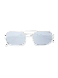 OPIUM Sunglasses OP-10507 in Silver / Silver (C03), front three-quarter view
