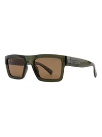 OPIUM Sunglasses OP-10482 in Brown / Green (C04), front three-quarter view