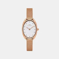Daniel Wellington Mother Of Pearl Tonneau Dial Analog Women's Watch DW0DL2201, front view
