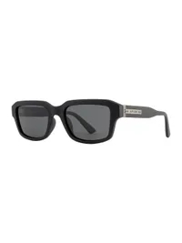 Opium Eyewear Sunglasses OP-10484 Gush in Black / Grey (C01), side profile view