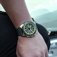 Citizen Blue Round Dial Chronograph Men's Watch JY8125-54L, gallery detail view