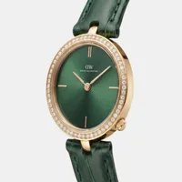 Daniel Wellington Green Round Dial Analog Women's Watch DW0DL2400, gallery view 2