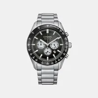 Citizen Black Round Dial Analog Men's Watch CA4674-58E, dial front view